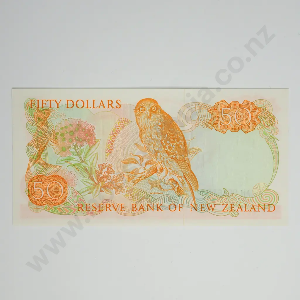 HARDIE 50 DOLLARS BANKNOTE ND(1983-85) P.174a UNCIRCULATED CV$700 Image 1++