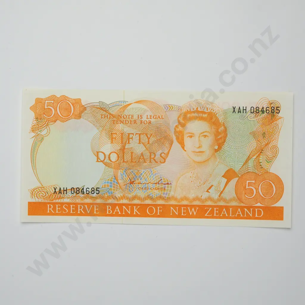 HARDIE 50 DOLLARS BANKNOTE ND(1983-85) P.174a UNCIRCULATED CV$700 Image 1++
