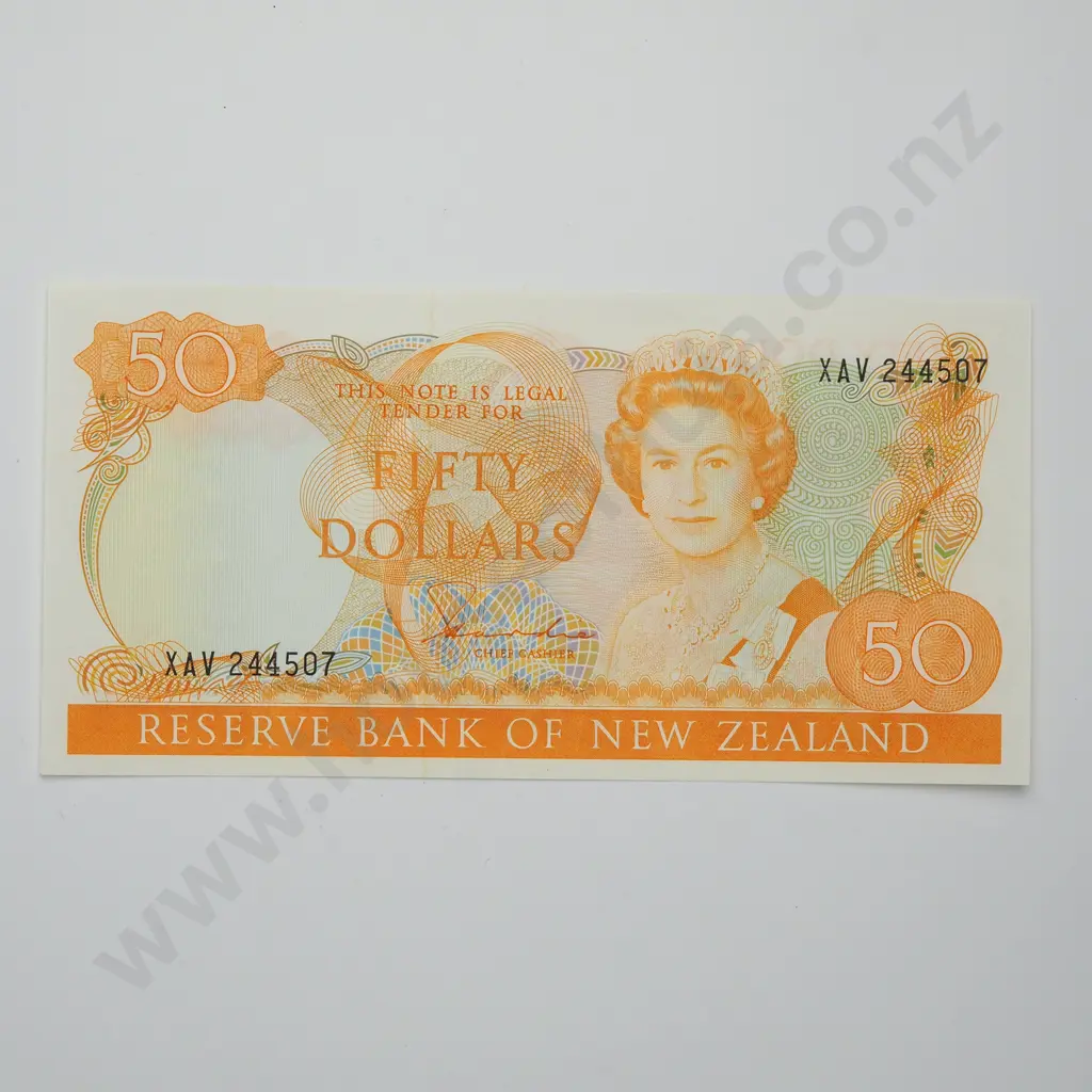 HARDIE 50 DOLLARS BANKNOTE ND(1983-85) P.174a Almost UNCIRCULATED CV$500 Image 1++