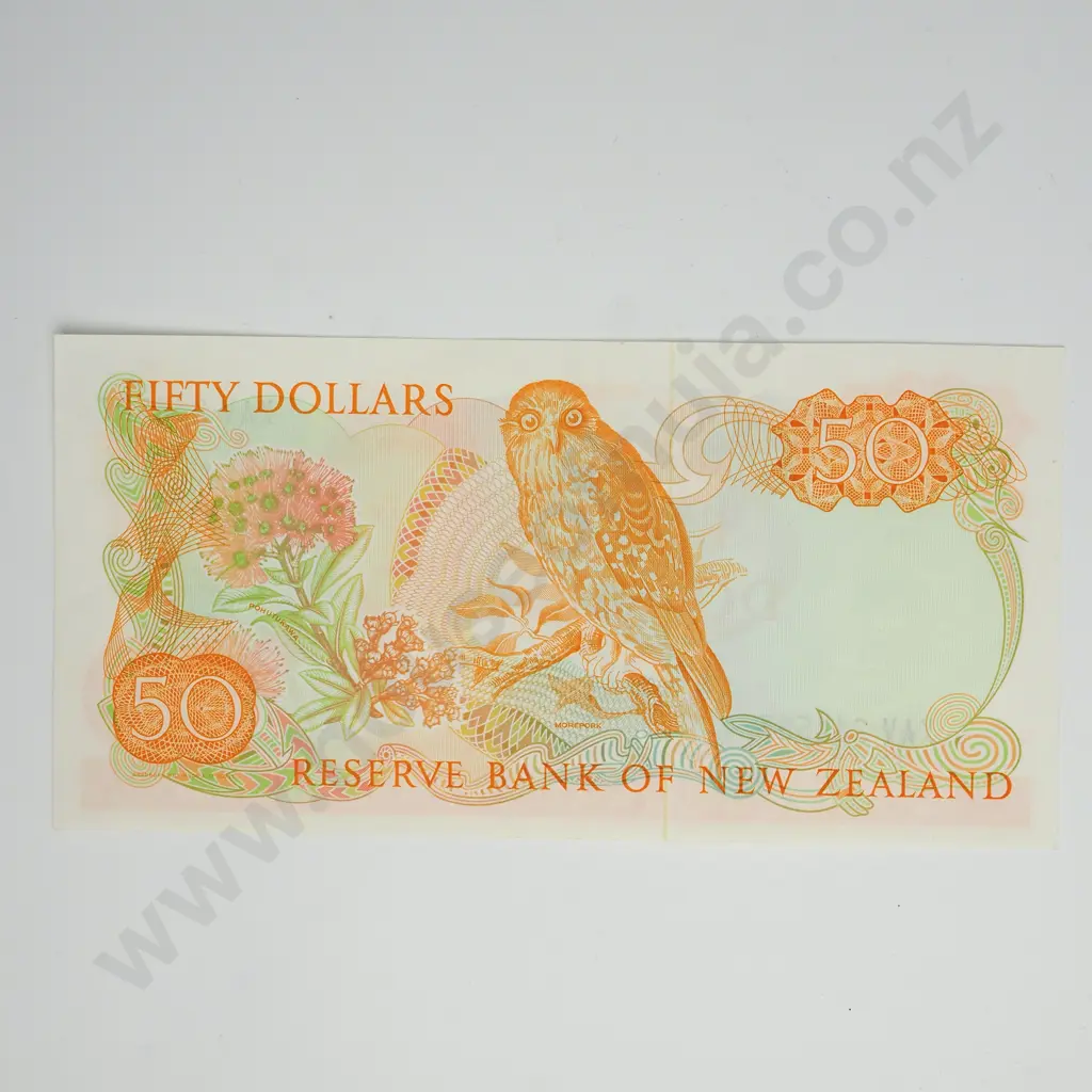HARDIE 50 DOLLARS BANKNOTE ND(1983-85) P.174a Almost UNCIRCULATED CV$500 Image 1++