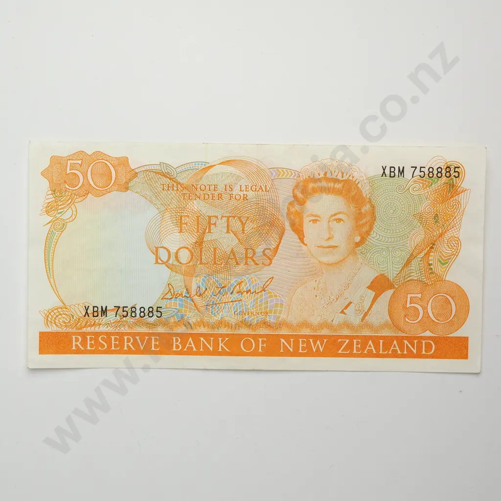 50 DOLLARS, BRASH TYPE I SIGNATURE, PREFIX XBM, VERY FINE Image 1++