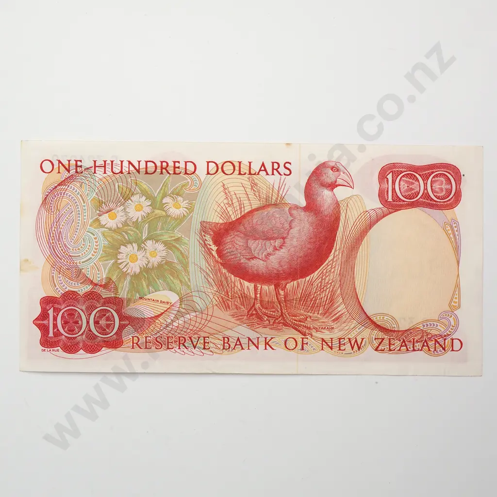 100 DOLLARS, KNIGHT SIGNATURE, PREFIX G, VERY FINE ( PEN MARK TO CENTRE ) Image 1++
