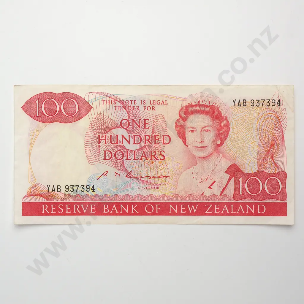 100 DOLLARS, RUSSELL SIGNATURE, PREFIX YAB, FINE Image 1++