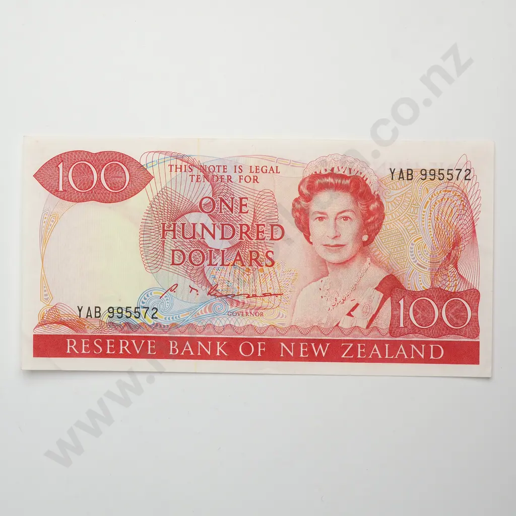 100 DOLLARS, RUSSELL SIGNATURE, PREFIX YAB, EXTREMELY FINE Image 1++