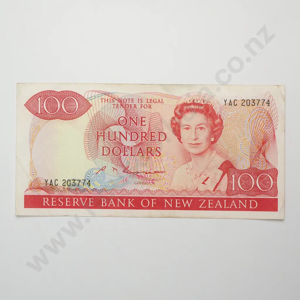 100 DOLLARS, RUSSELL SIGNATURE, PREFIX YAC, FINE Image 1++