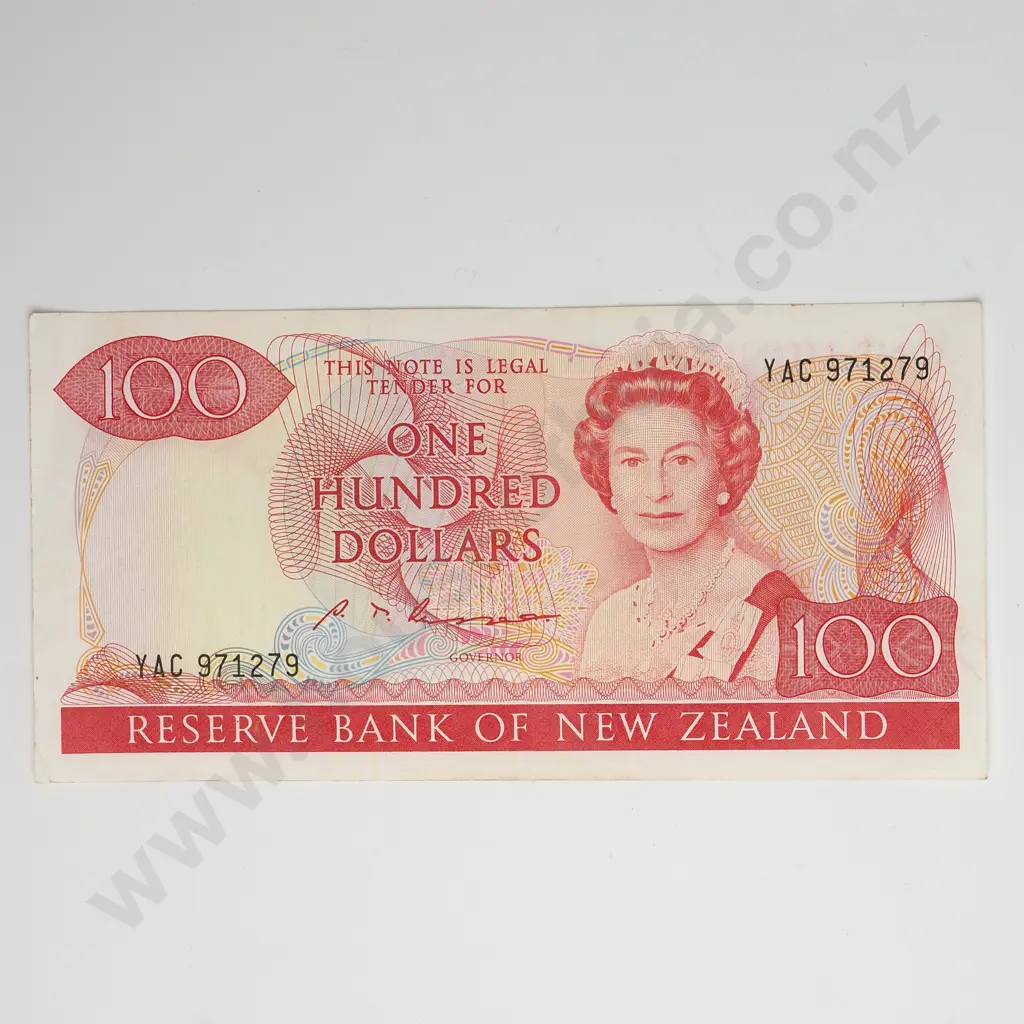 100 DOLLARS, RUSSELL SIGNATURE, PREFIX YAC, EXTREMELY FINE Image 1++