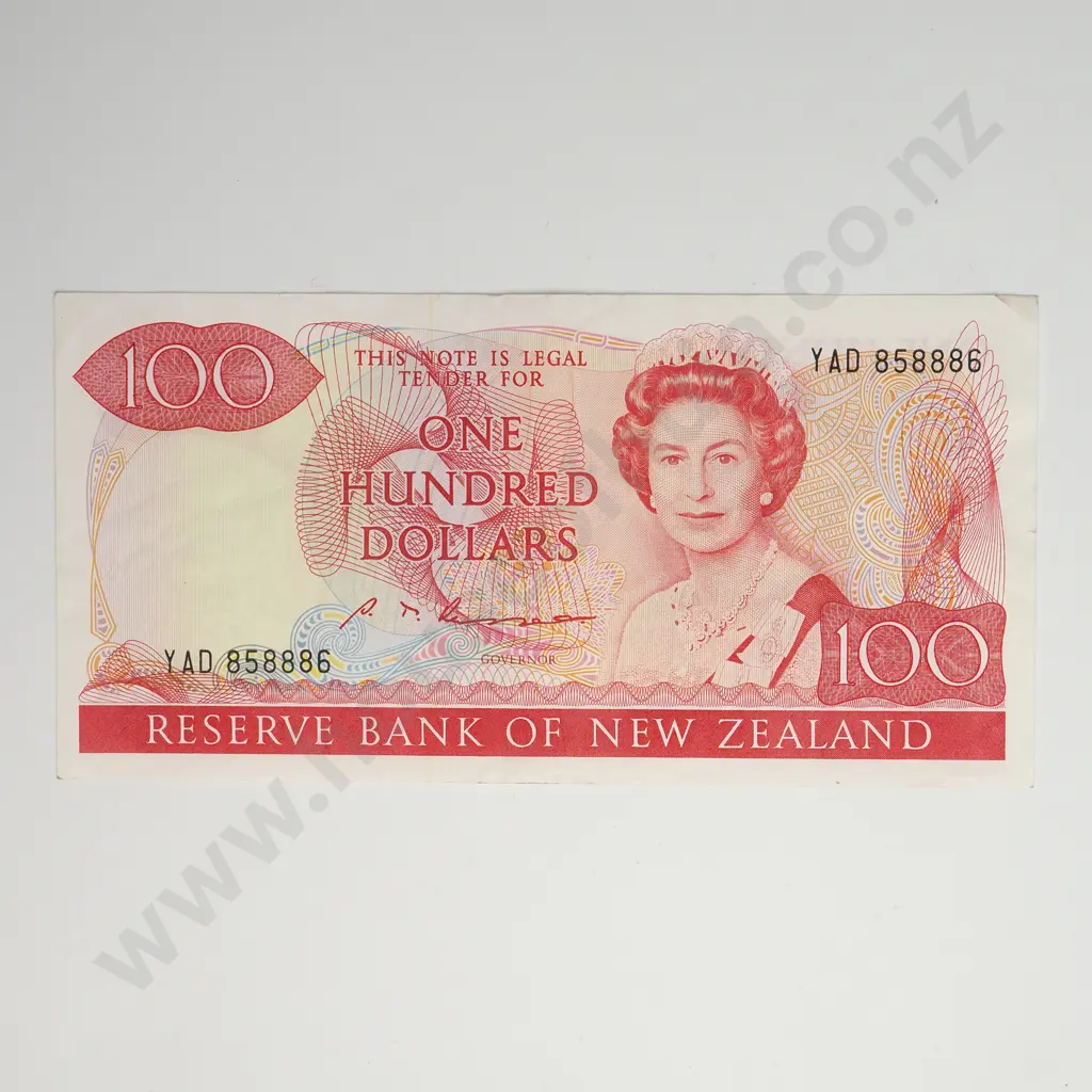 100 DOLLARS, RUSSELL SIGNATURE, PREFIX YAD, VERY FINE Image 1++