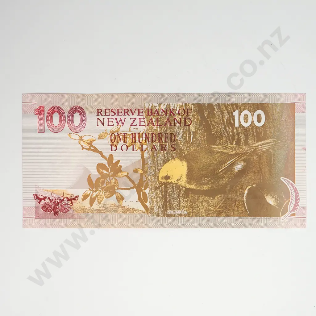 100 DOLLARS, BRASH TYPE I SIGNATURE, PREFIX ZZ, UNCIRCULATED Image 1++