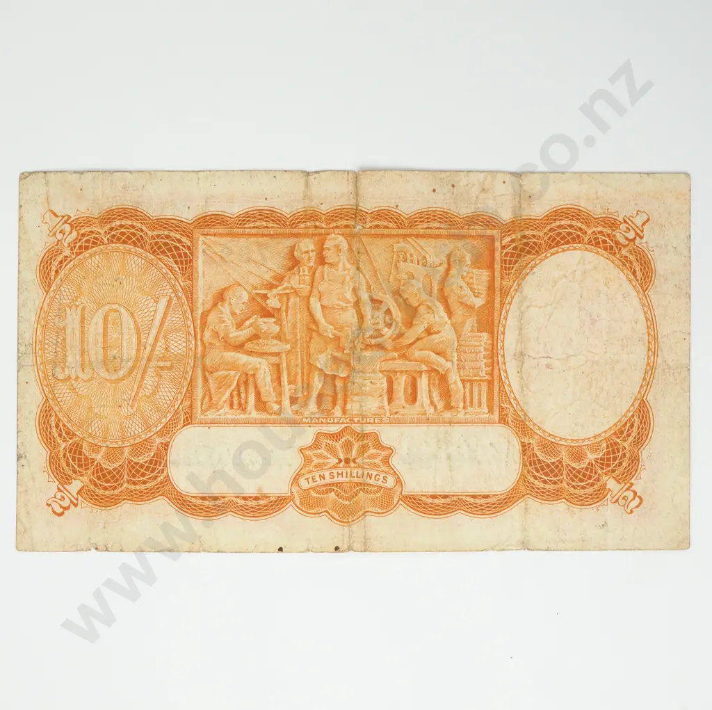 AUSTRALIA 10 shillings, 1952, VG Image 1++