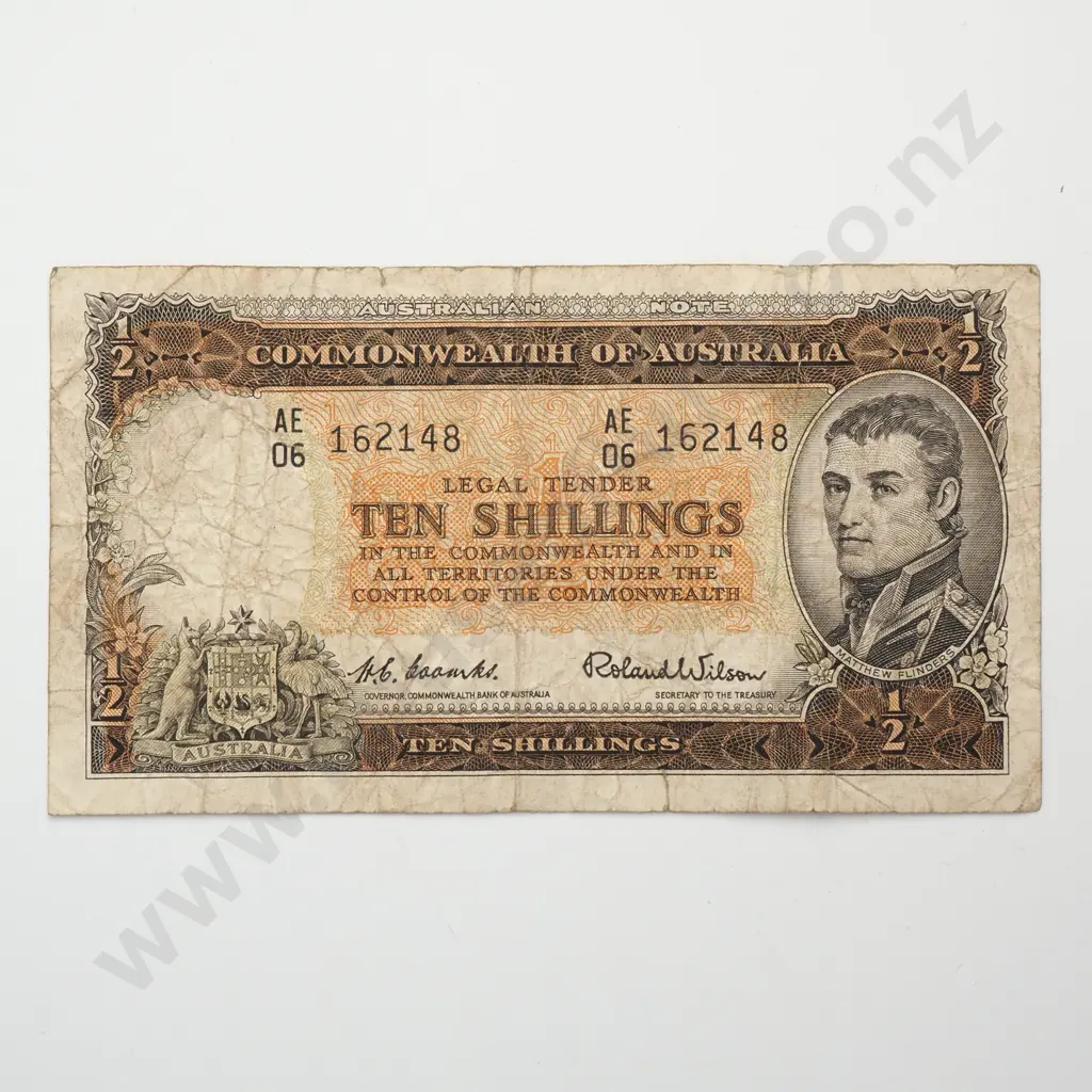 AUSTRALIA Coombs Wilson 10 shillings Image 1++
