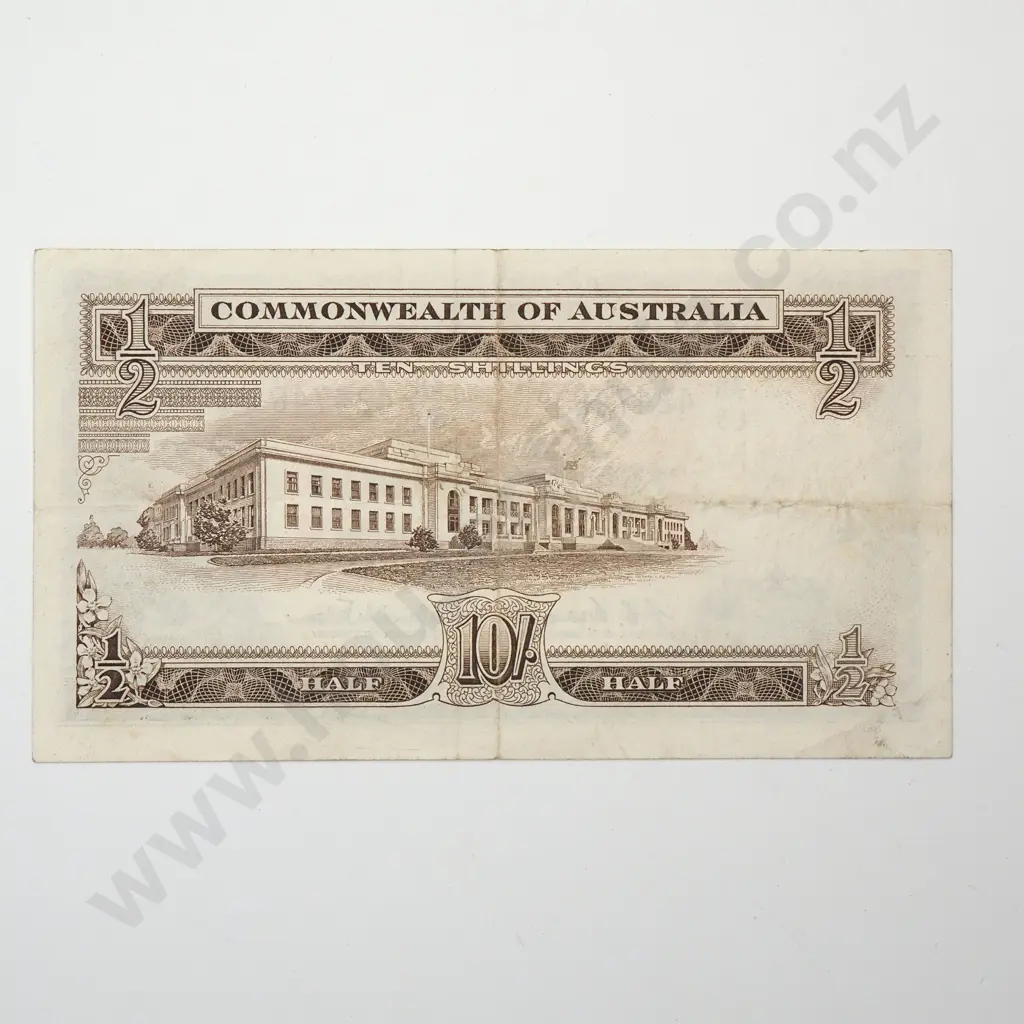 AUSTRALIA Coombs Wilson 10 shillings, AUNC Image 1++