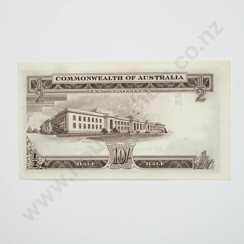 AUSTRALIA Coombs Wilson 10 shillings, AUNC Image 1++