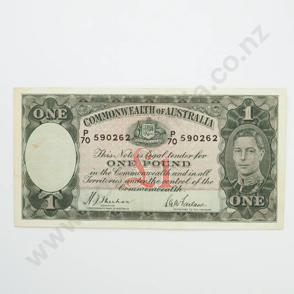 AUSTRALIA 1 pound, 1938, VF Image 1++
