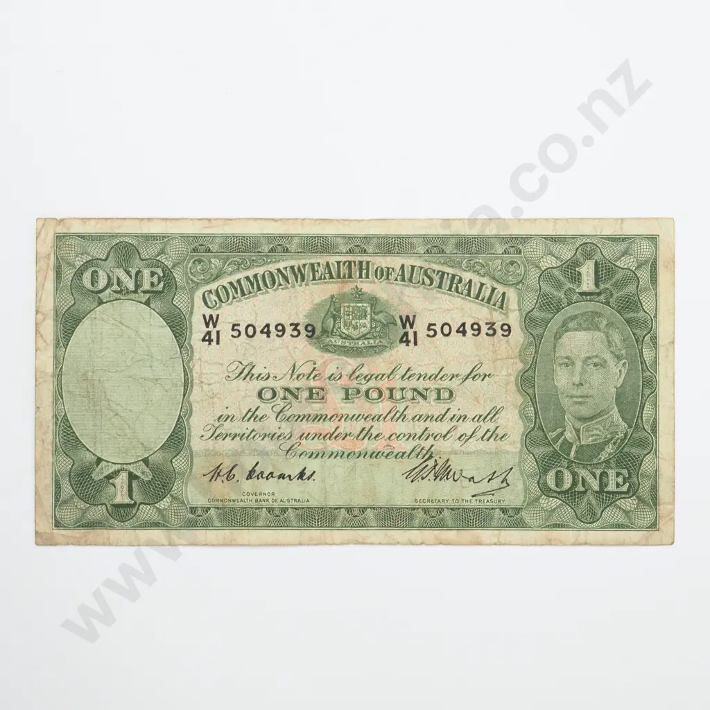 AUSTRALIA 1 pound, 1949, VG Image 1++