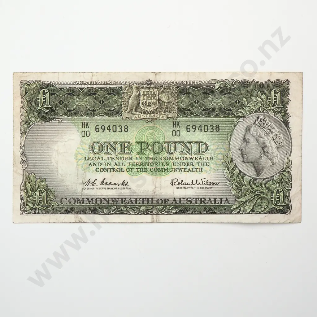 AUSTRALIA Coombs Wilson 1 pound Image 1++
