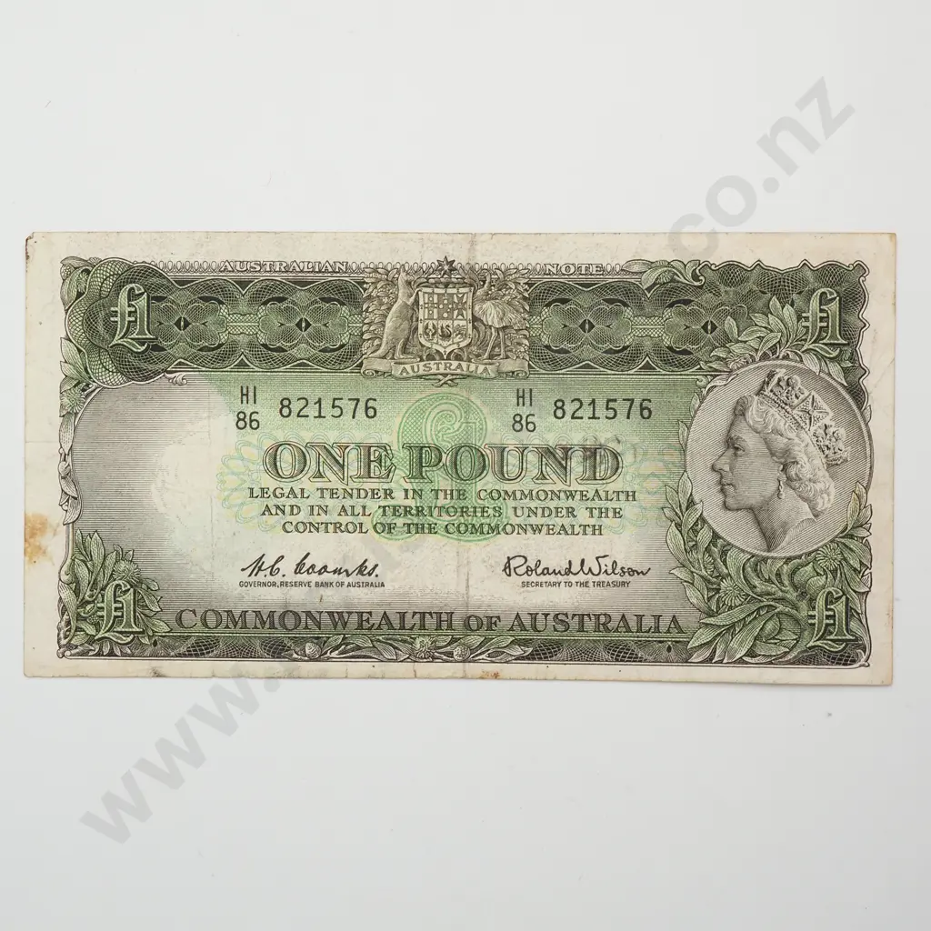AUSTRALIA Coombs Wilson 1 pound Image 1++