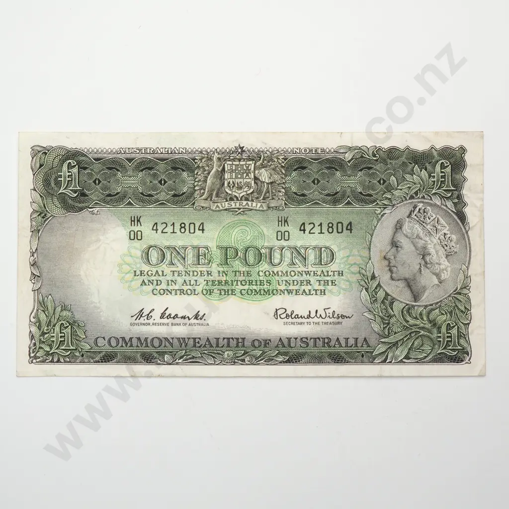 AUSTRALIA Coombs Wilson 1 pound Image 1++