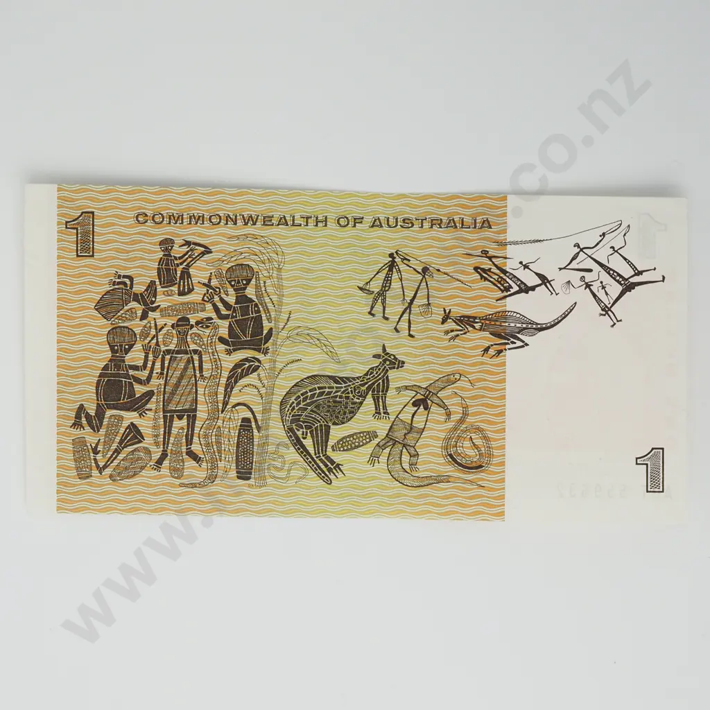 AUSTRALIA 1 dollar, 1966, A.UNC Image 1++