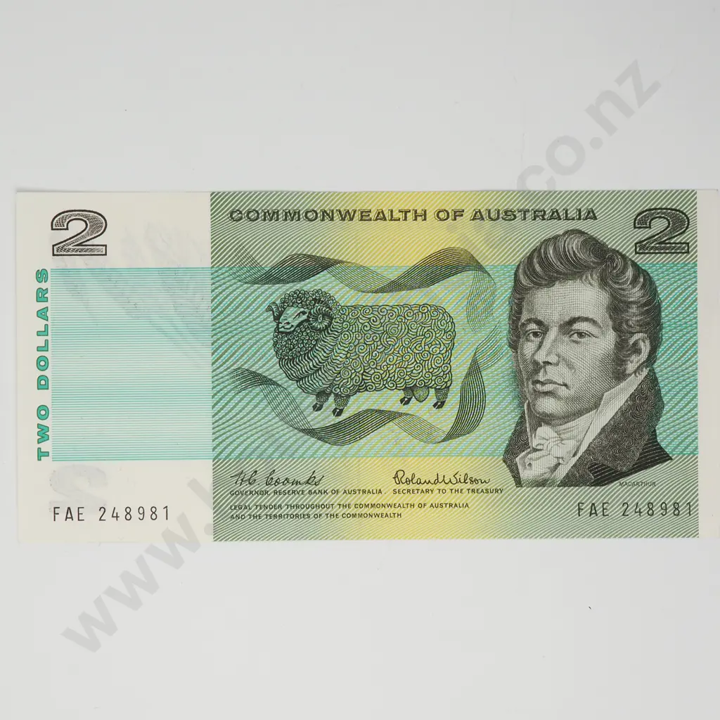 AUSTRALIA 2 dollars, 1966, UNC Image 1++