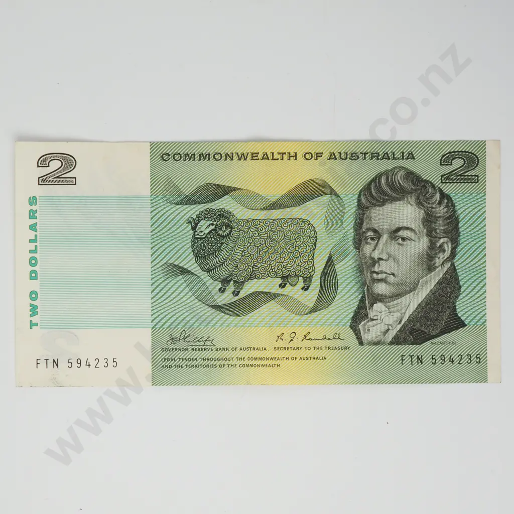 AUSTRALIA 2 dollars, 1968, VF Image 1++