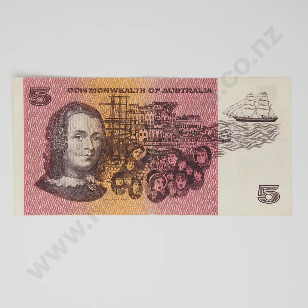 AUSTRALIA 5 dollars, 1969, VF Image 1++