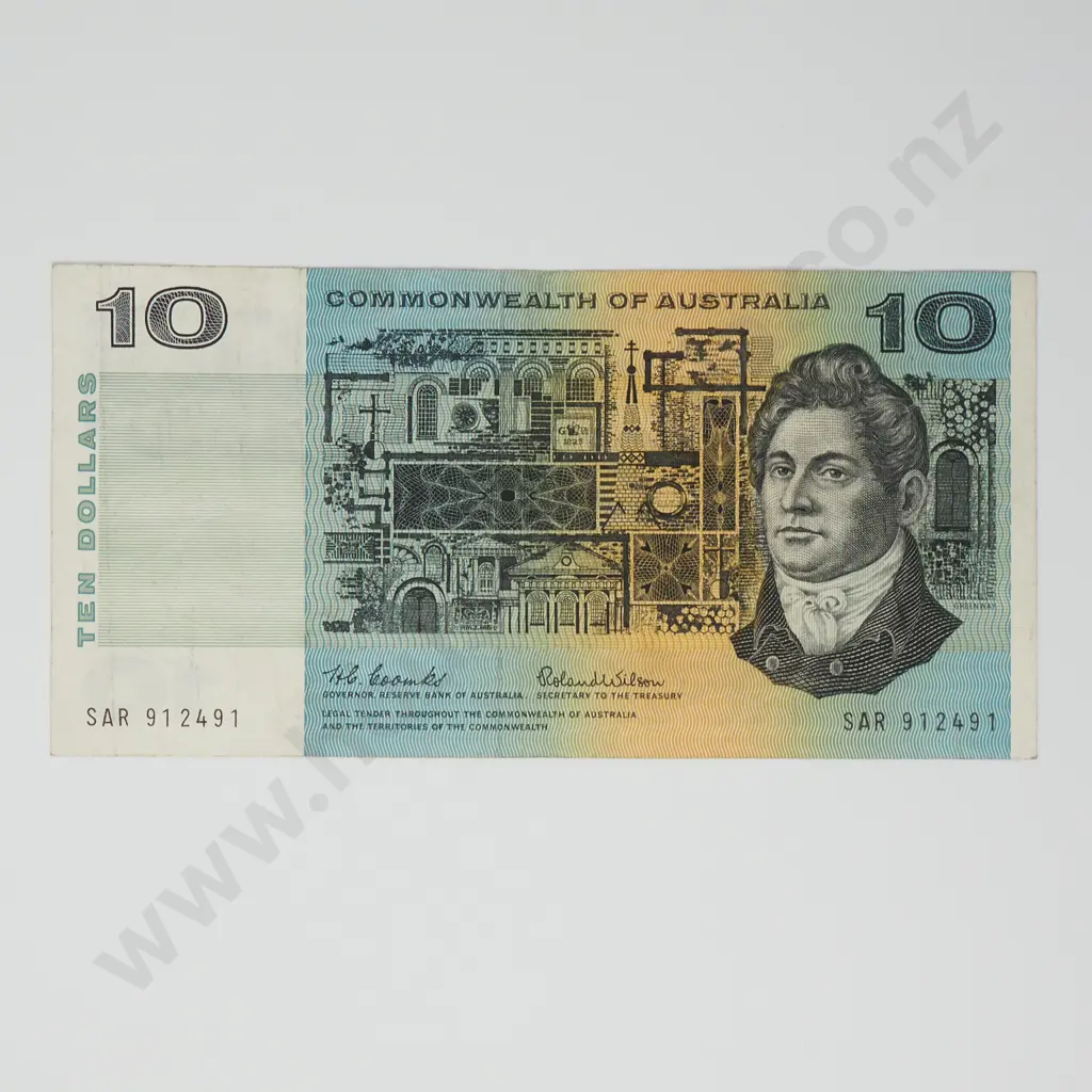 AUSTRALIA 10 dollars, 1966, F Image 1++