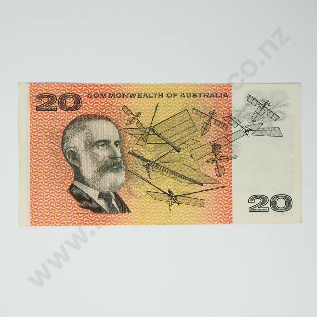 AUSTRALIA 20 dollars, 1972, EF Image 1++