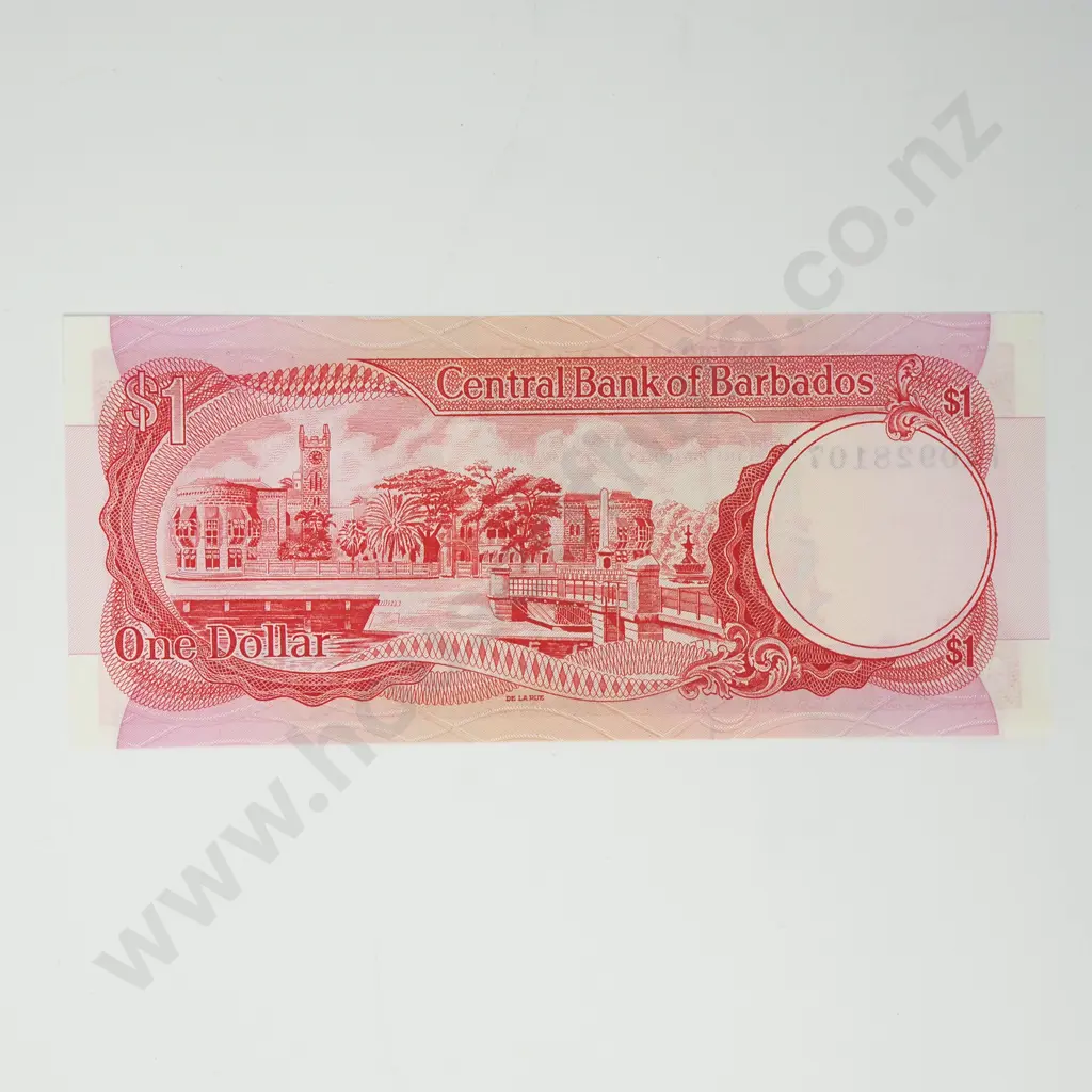 BARBADOS 1 dollar, 1973, UNC Image 1++