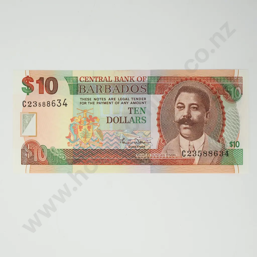 BARBADOS 10 dollars, 2000, UNC Image 1++