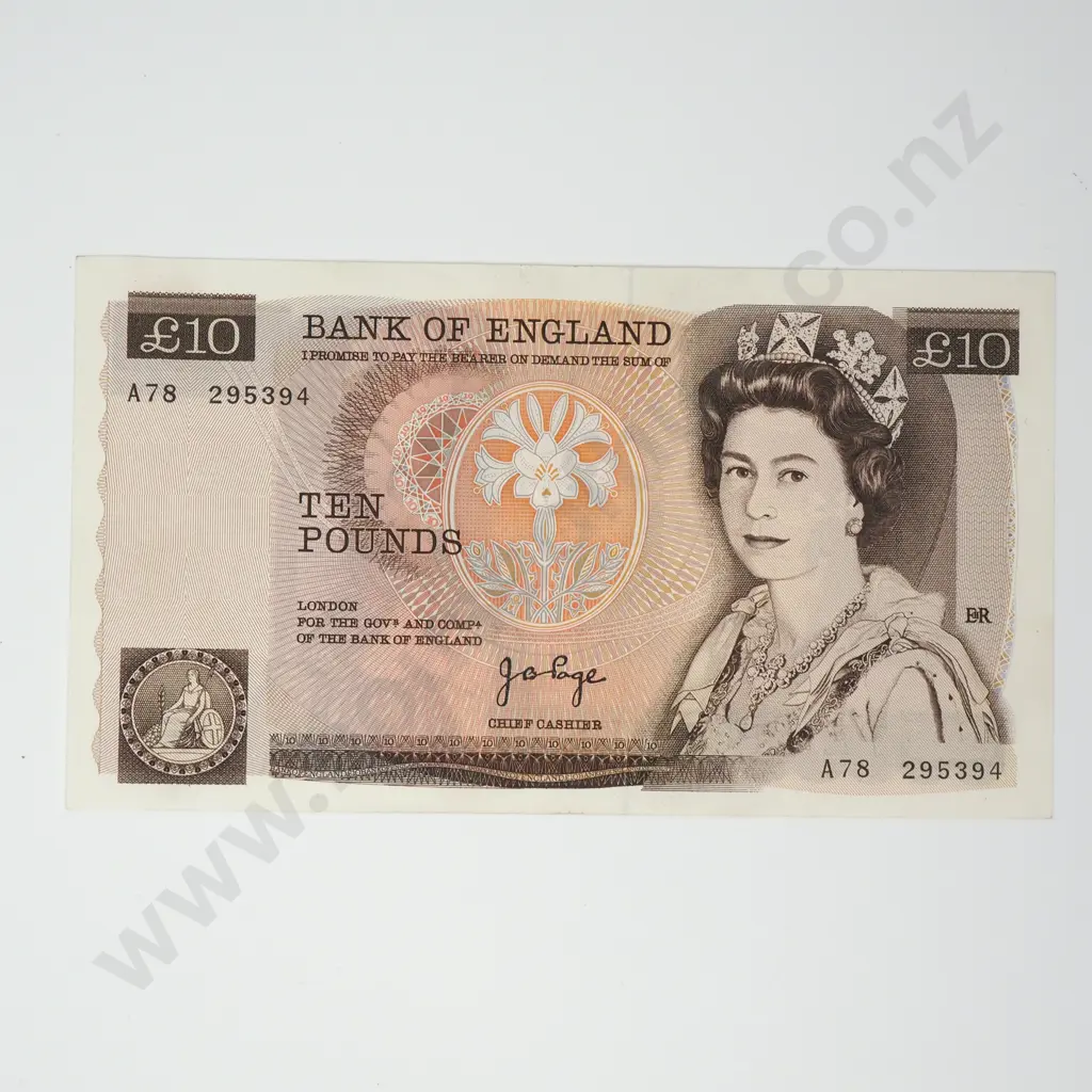 ENGLAND Bank of England 10 pounds, Better Grade Image 1++