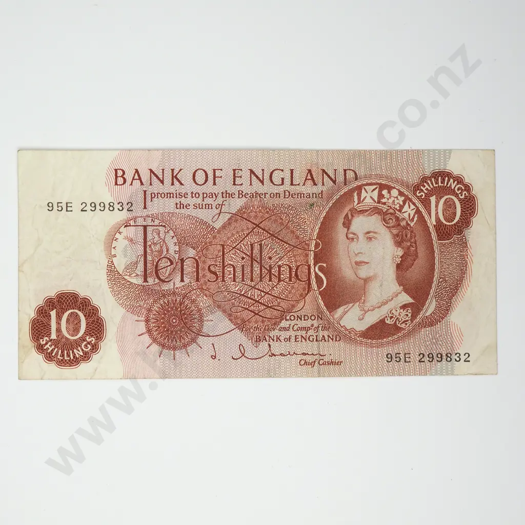 ENGLAND Bank of England 10 shillings, Better Grade Image 1++