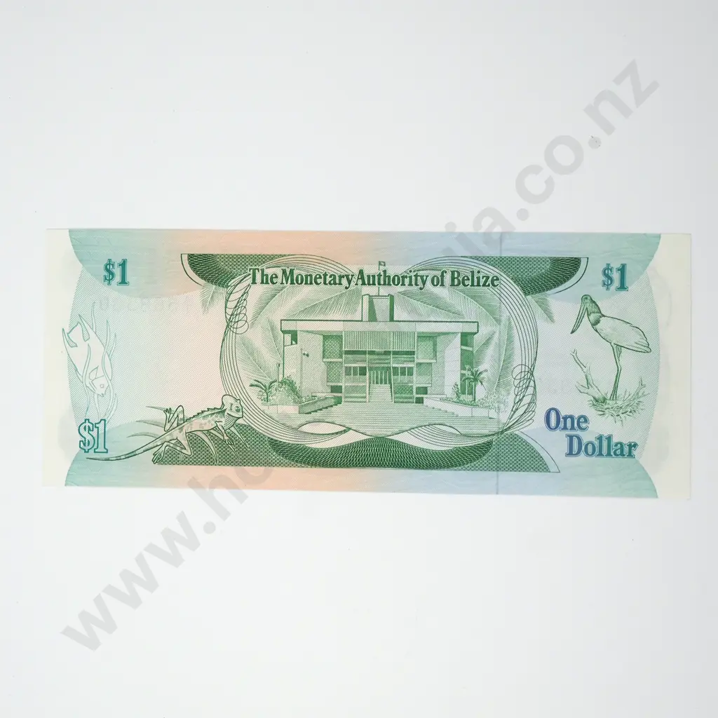 BELIZE 1 dollar, 1980, AUNC Image 1++