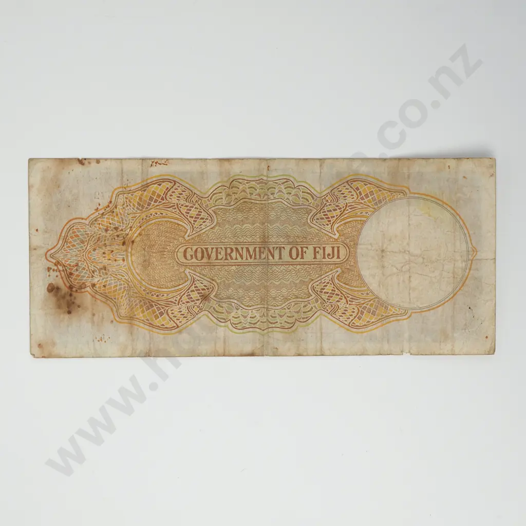 FIJI 5 shillings, 1938, VG Image 1++