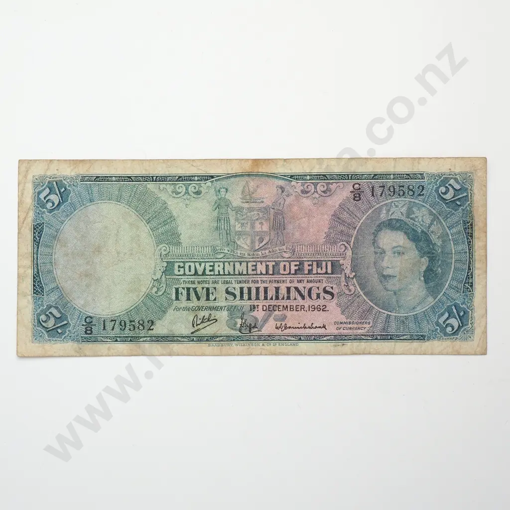 FIJI 5 shillings, 1962 Image 1++