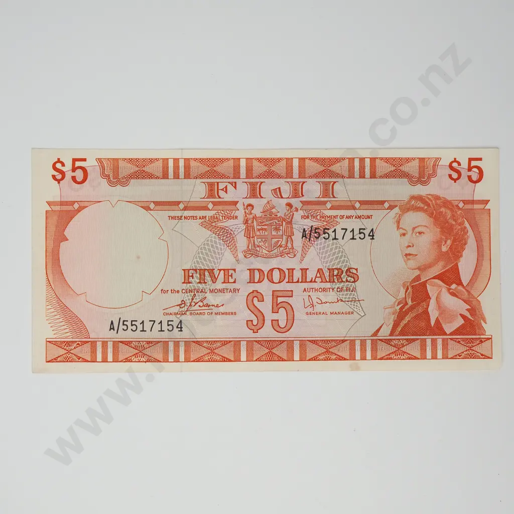 FIJI 5 dollars, Better Grade Image 1++
