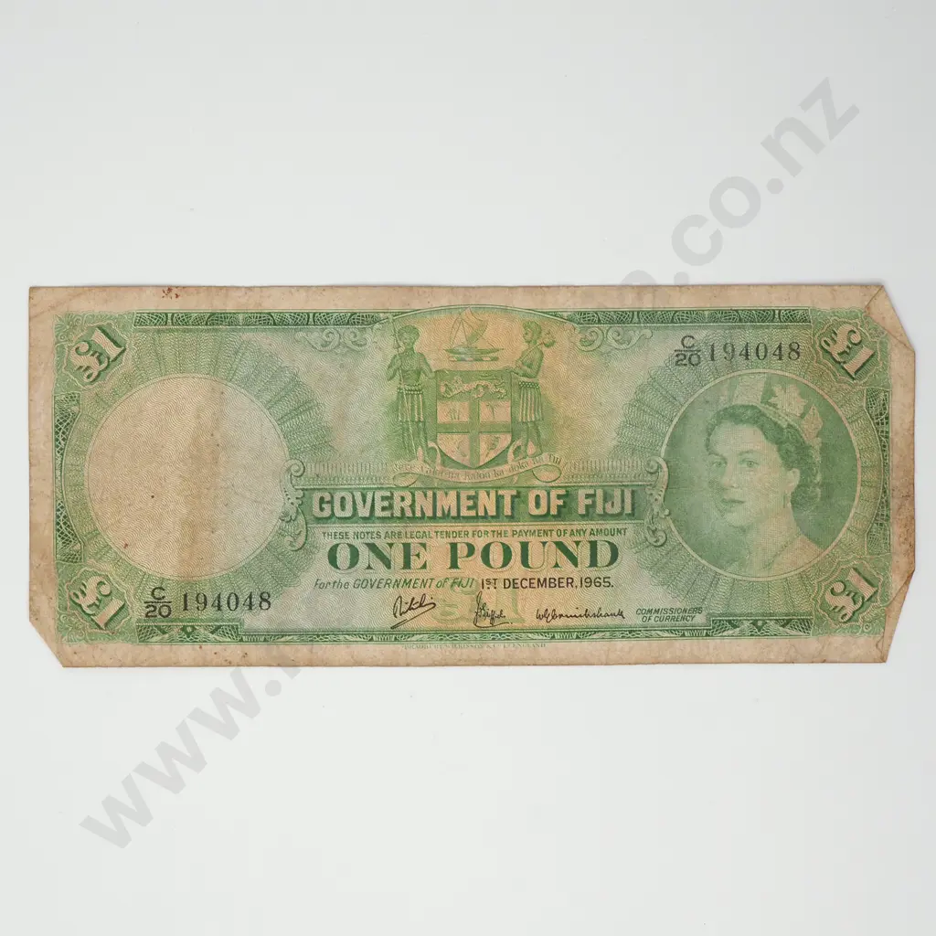 FIJI 1 pound, 1965 Image 1++