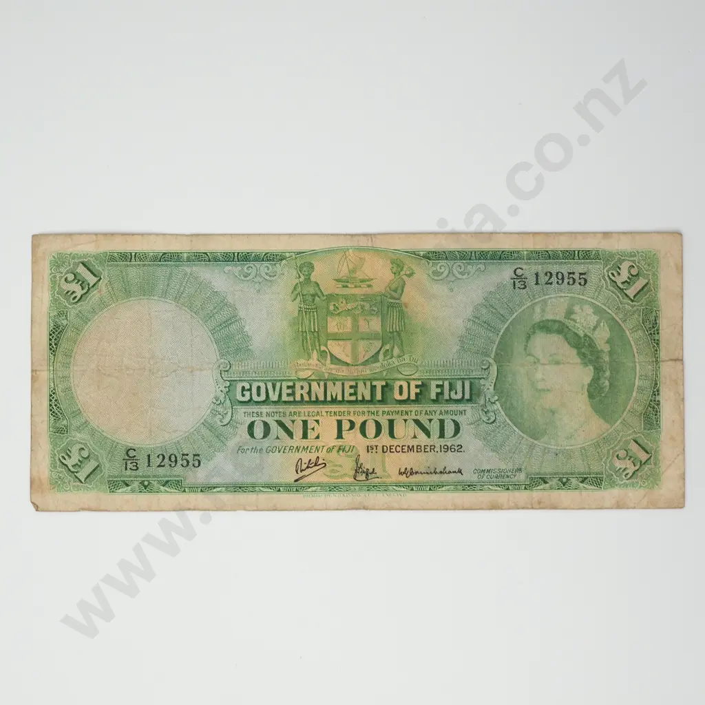 FIJI 1 pound, 1962 Image 1++
