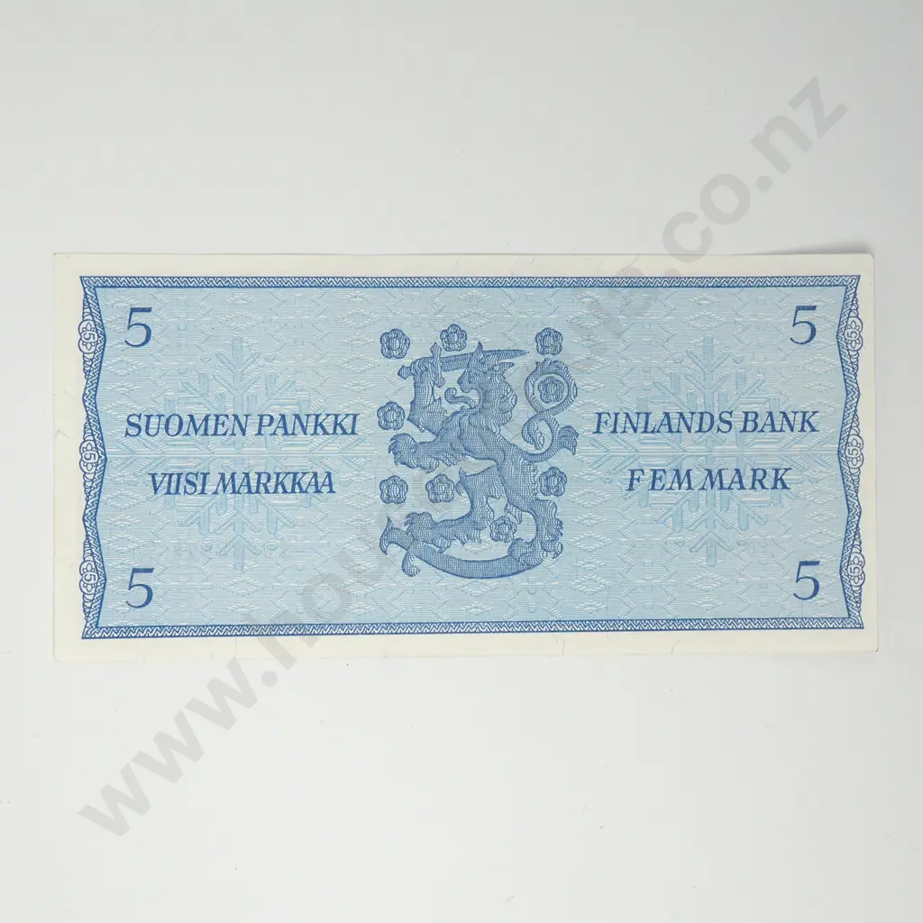 FINLAND 5 markkaa, 1963 ( replacement note ), UNC Image 1++