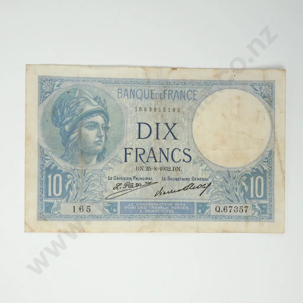 FRANCE 10 francs, 1932, F Image 1++