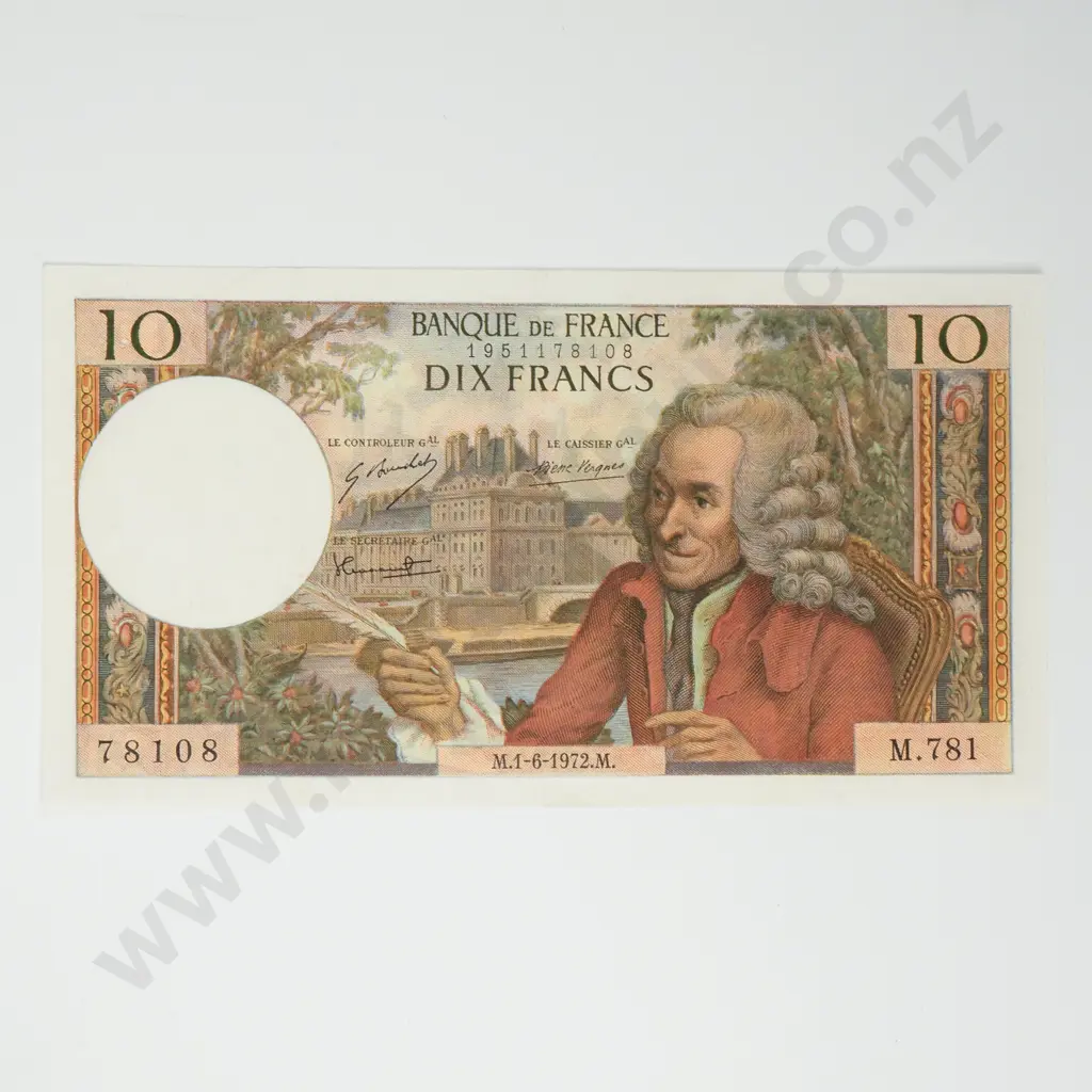 FRANCE 10 francs, 1972, EF Image 1++