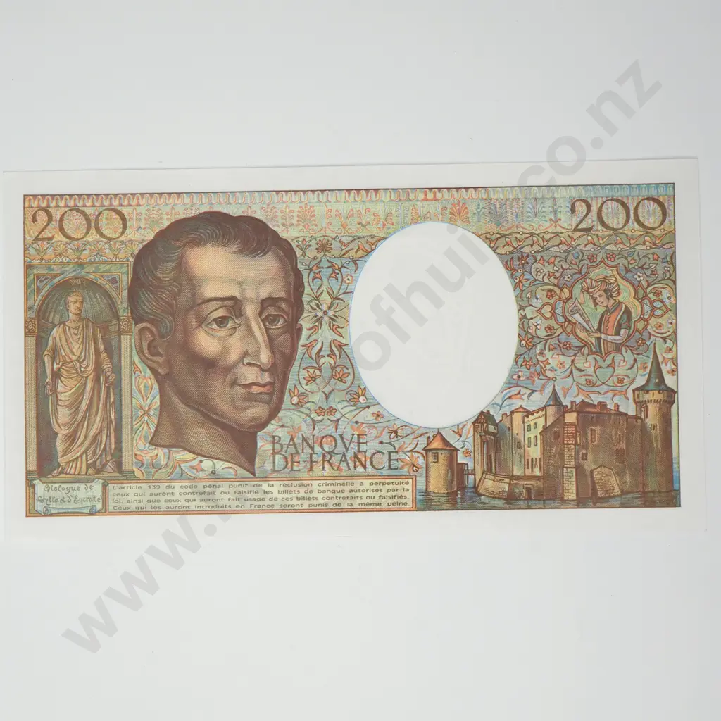 FRANCE 200 francs, Better Grade Image 1++