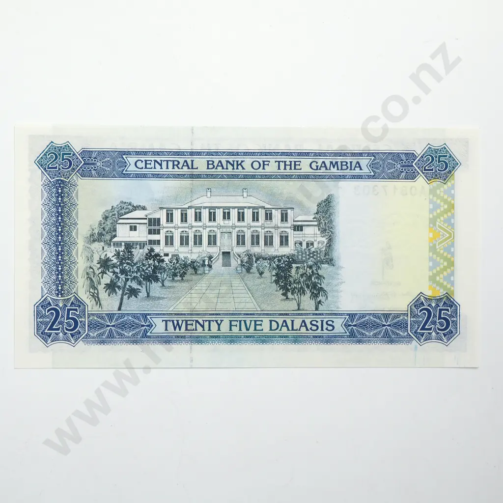 THE GAMBIA 25 dalasis, 1991-1995, UNC Image 1++