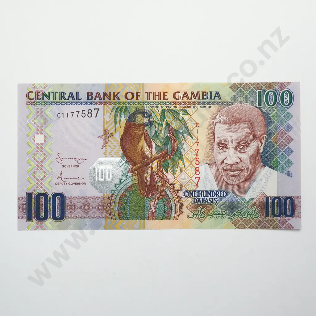 THE GAMBIA 100 dalasis, 2001, UNC Image 1++