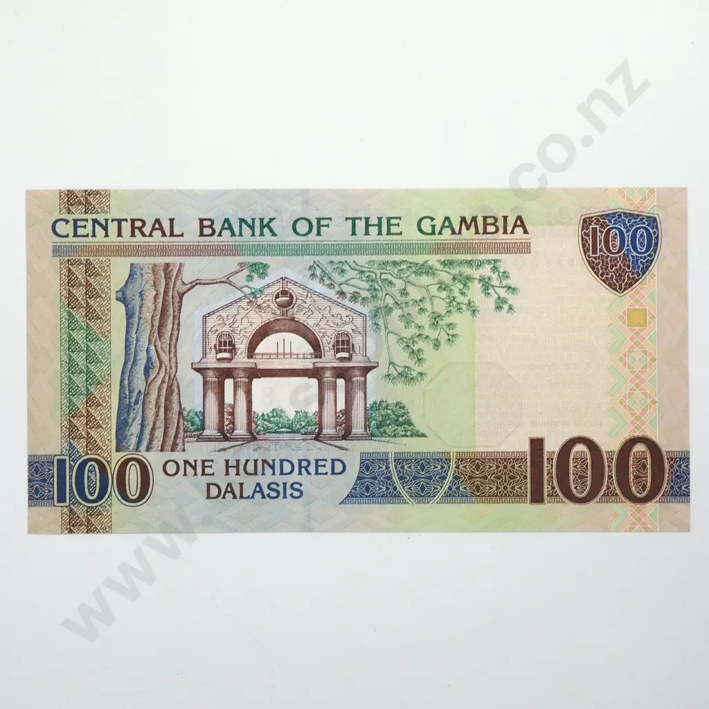 THE GAMBIA 100 dalasis, 2001, UNC Image 1++