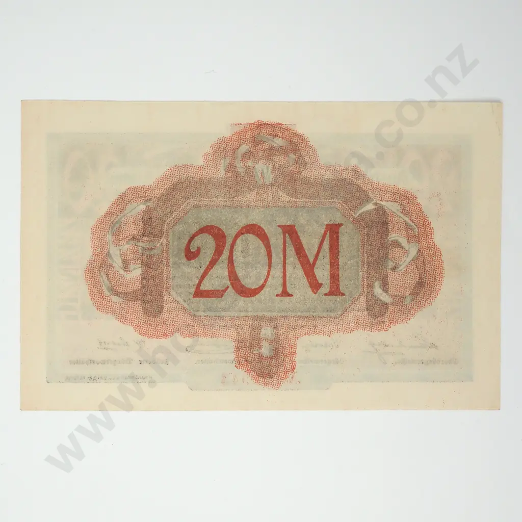 1918 German Banknote - 20 Marks Image 1++