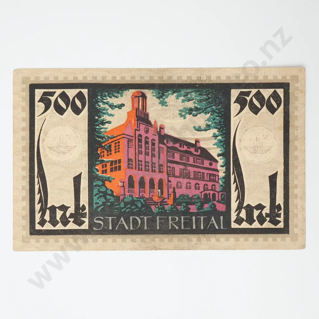 1922 German Hyper Inflation Banknote - Five Hundred Marks Image 1++