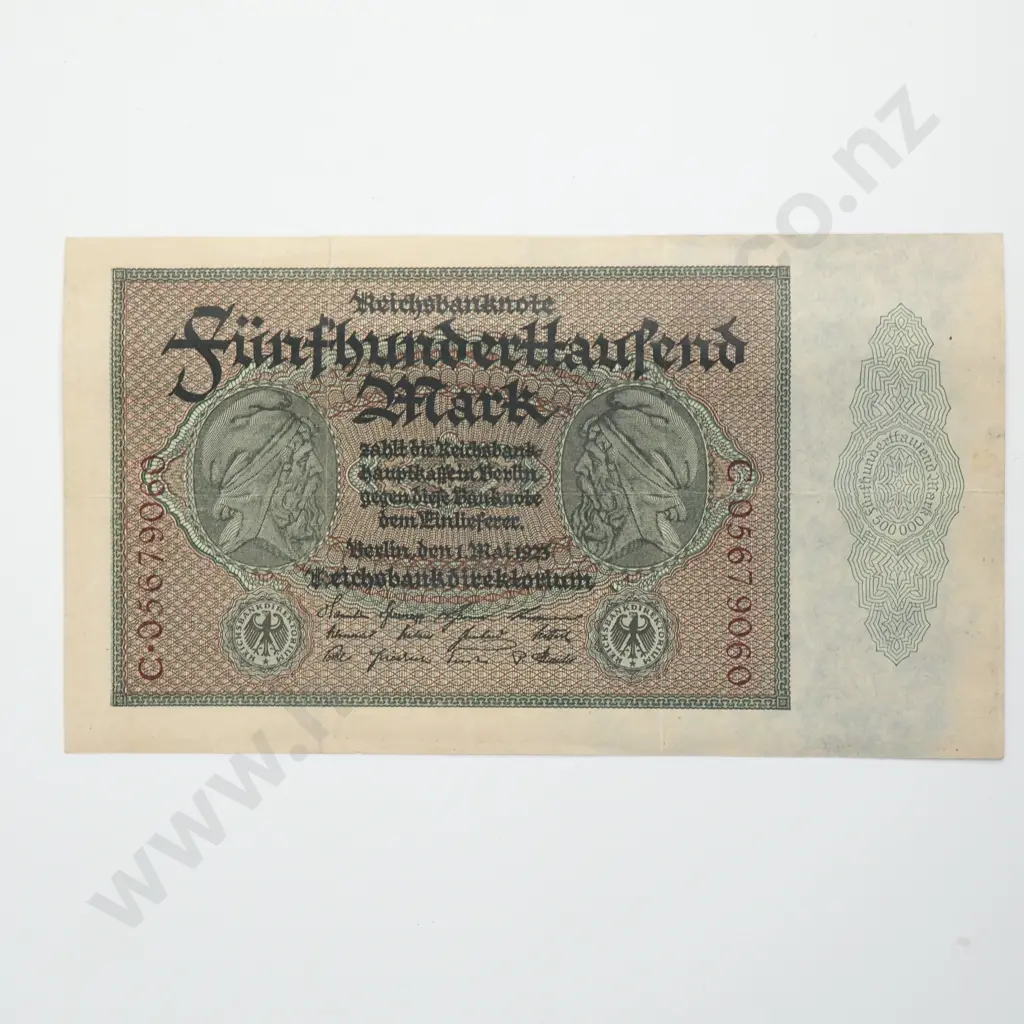 GERMANY 500, 000 mark, 1923, EF Image 1++