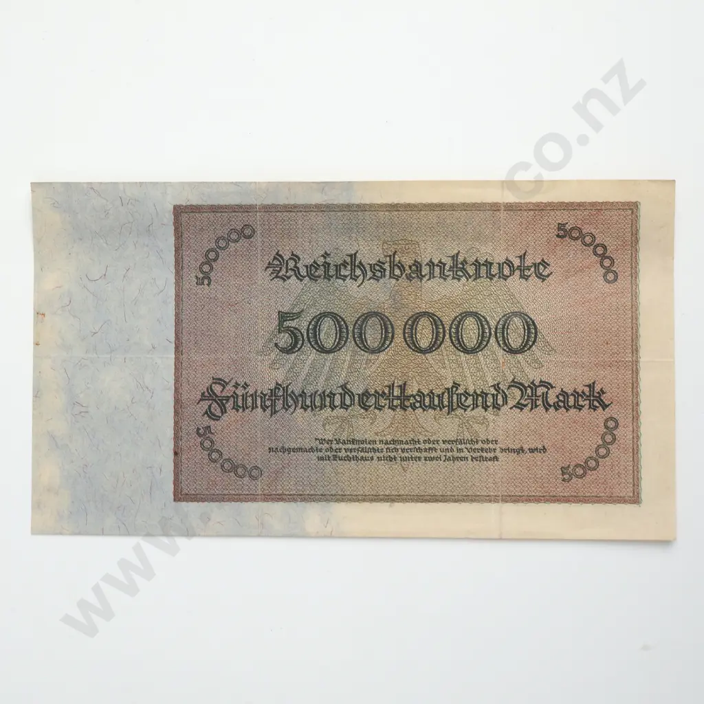 GERMANY 500, 000 mark, 1923, EF Image 1++