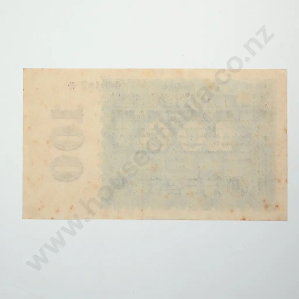 GERMANY 100,000,000 mark, 1923, A.UNC ( foxing ) Image 1++