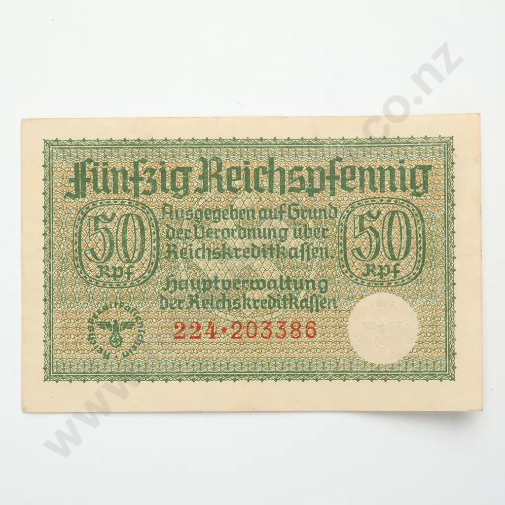 GERMANY 50 reichspfennig, 1940-1945, A.UNC Image 1++